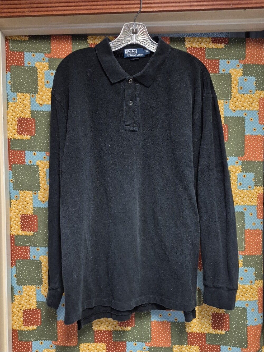 Polo by Ralph Lauren Men’s Black Long-Sleeve Polo